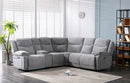 Berta Electric Corner Sofa Light Grey