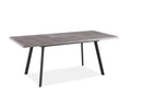 San Fran Extension Dining Table Grey Marble