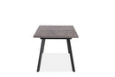 San Fran Extension Dining Table Grey Marble