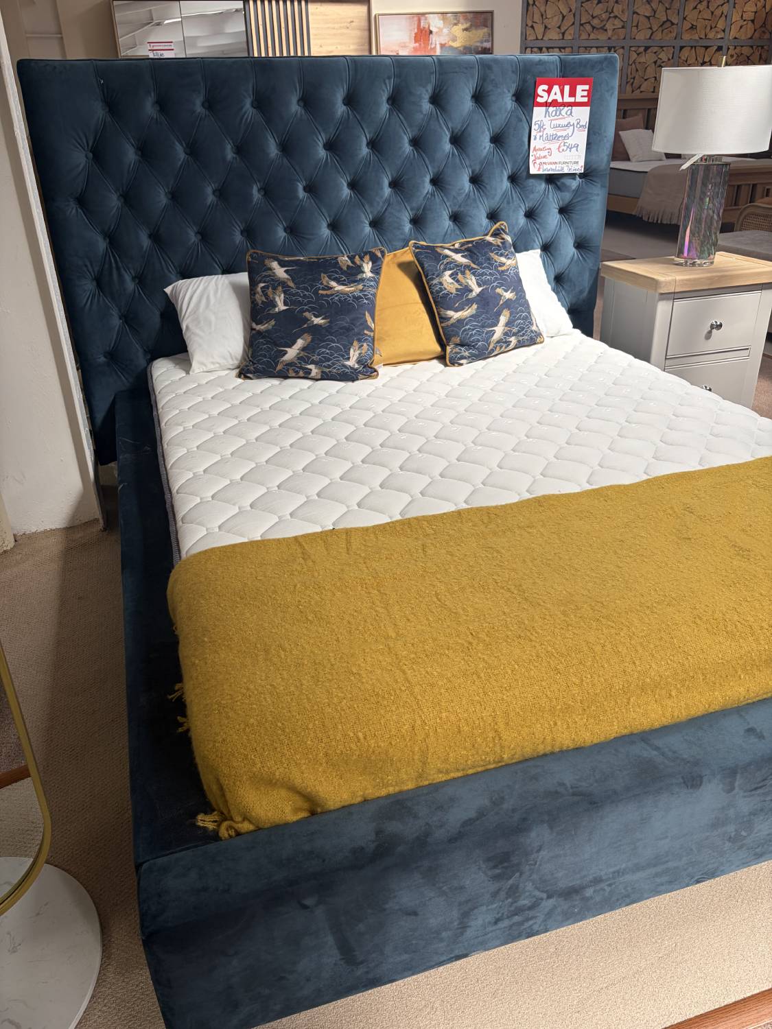 Kara Luxuary Bed and Mattress - Ex display