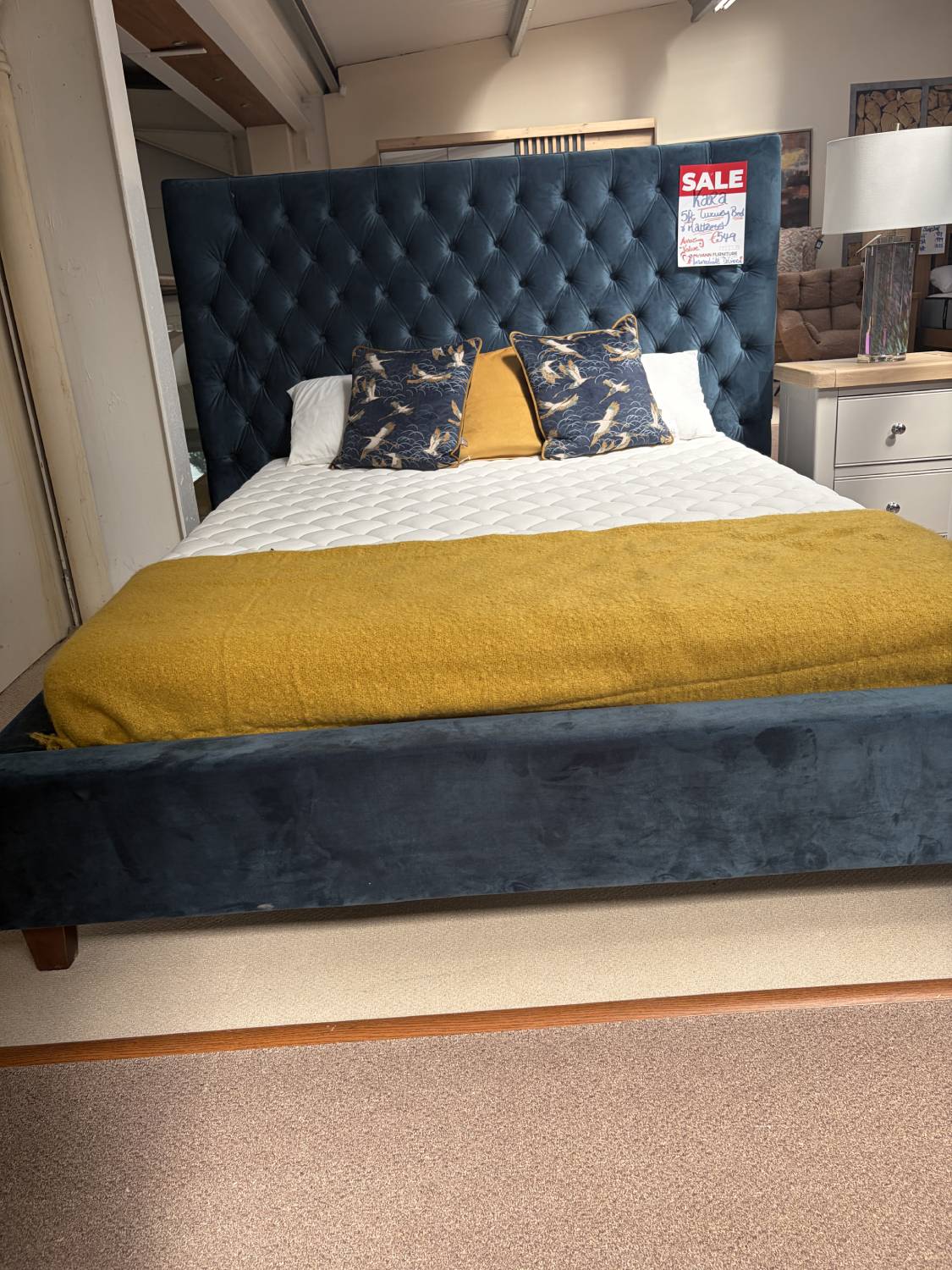 Kara Luxuary Bed and Mattress - Ex display