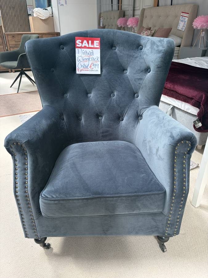 Daina Wingback Chair - Ex display