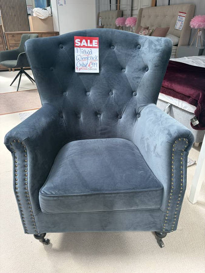 Daina Wingback Chair - Ex display