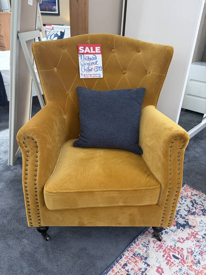 Daina Wingback Chair - Ex display