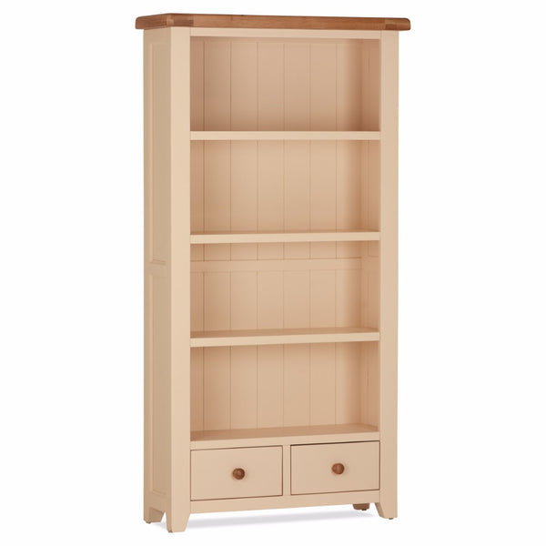 Julie Tall Bookcase 2 Drawer