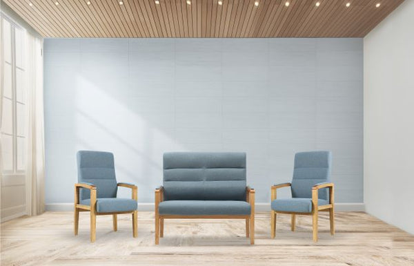 Jackie 2 Seater Fireside Chair Blue