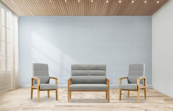 Jackie 2 Seater Fireside Chair Grey