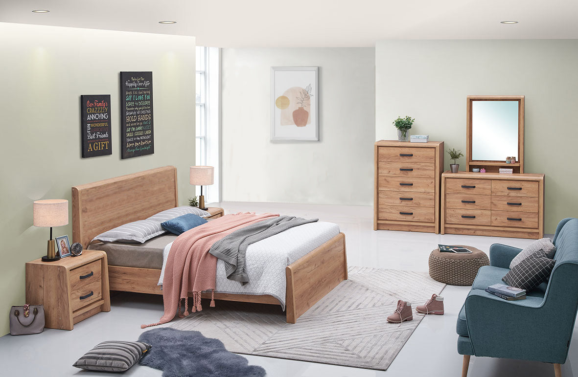 Jackson 2 Drawer Bedside Locker