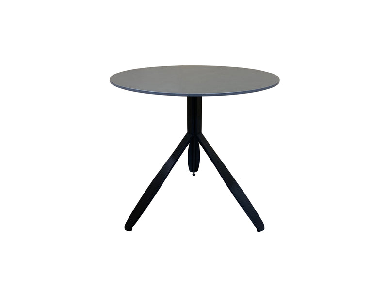 Kyrin Circular Dining Table 800 - Black