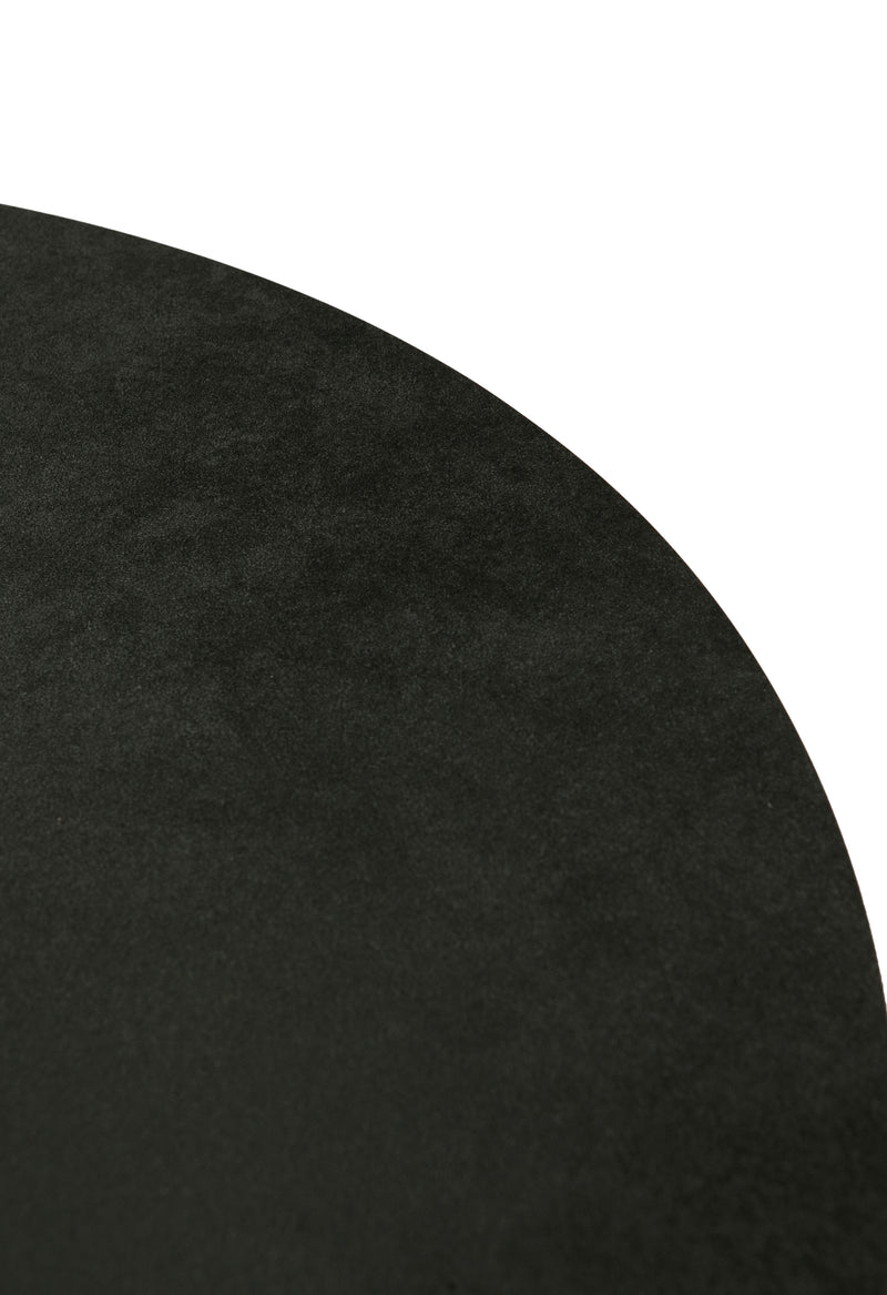 Kyrin Circular Dining Table 800 - Black