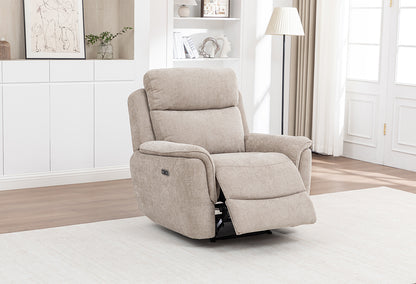 Kerry Zero Gravity Electric Sofa - Beige