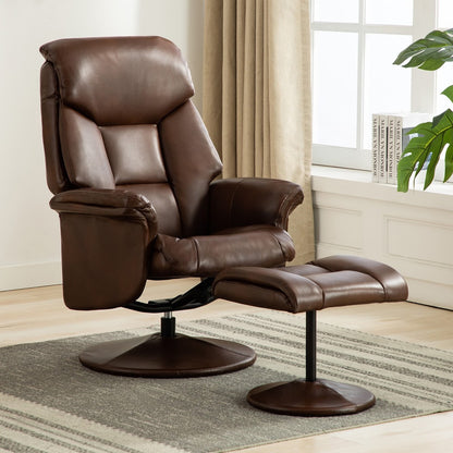 Kerry Ease Back Recliner w/ Stool