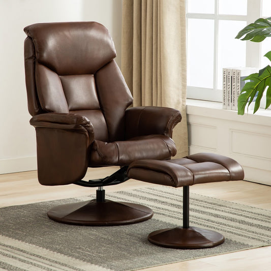 Kerry Ease Back Recliner w/ Stool