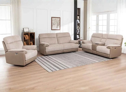 Kennedy Electric Sofa Recliner - Beige