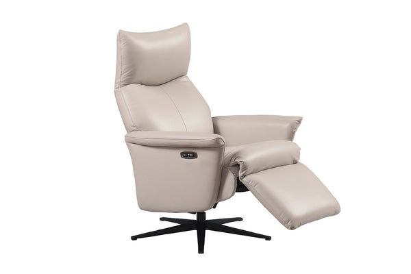 Lucy Electric Reclining Accent Chair - Cashmere