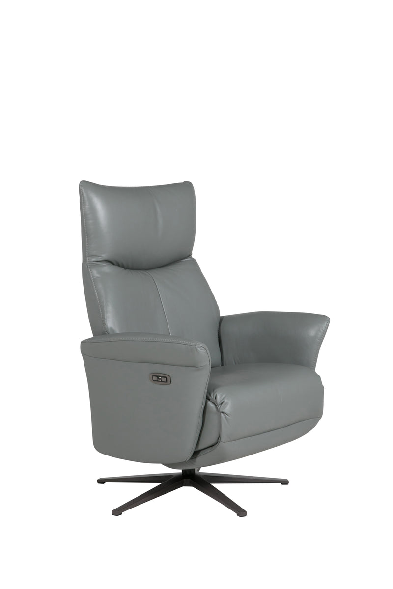 Lucy Electric Reclining Accent Chair - Steel