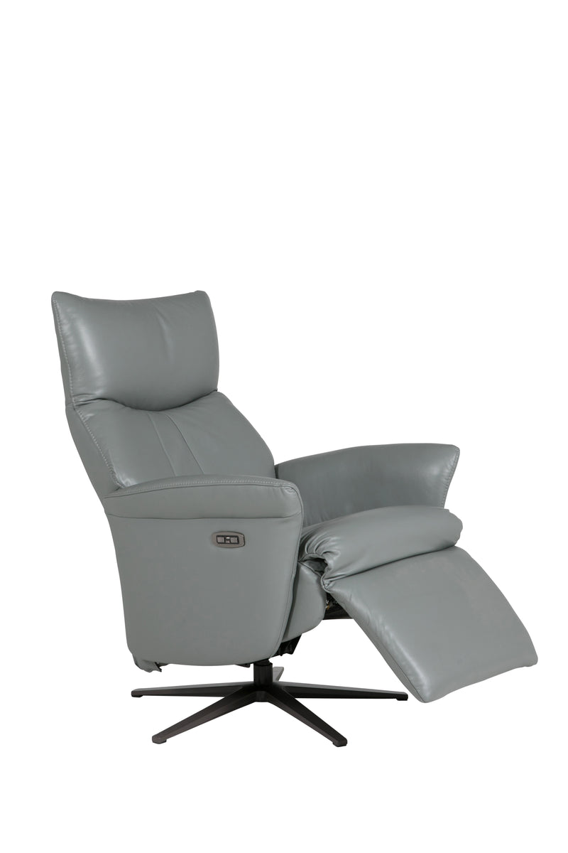 Lucy Electric Reclining Accent Chair - Steel