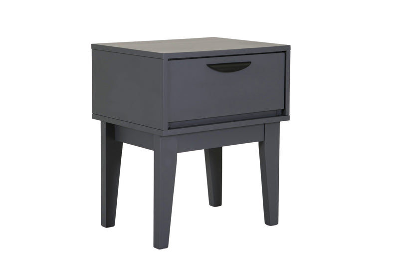 Lush Bedside Table  - Dark Grey