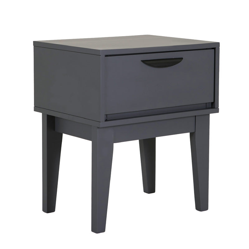 Lush Bedside Table  - Dark Grey