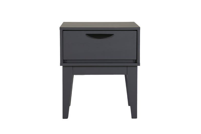 Lush Bedside Table  - Dark Grey