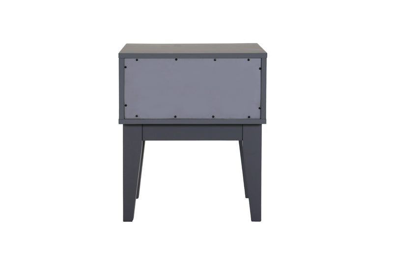 Lush Bedside Table  - Dark Grey