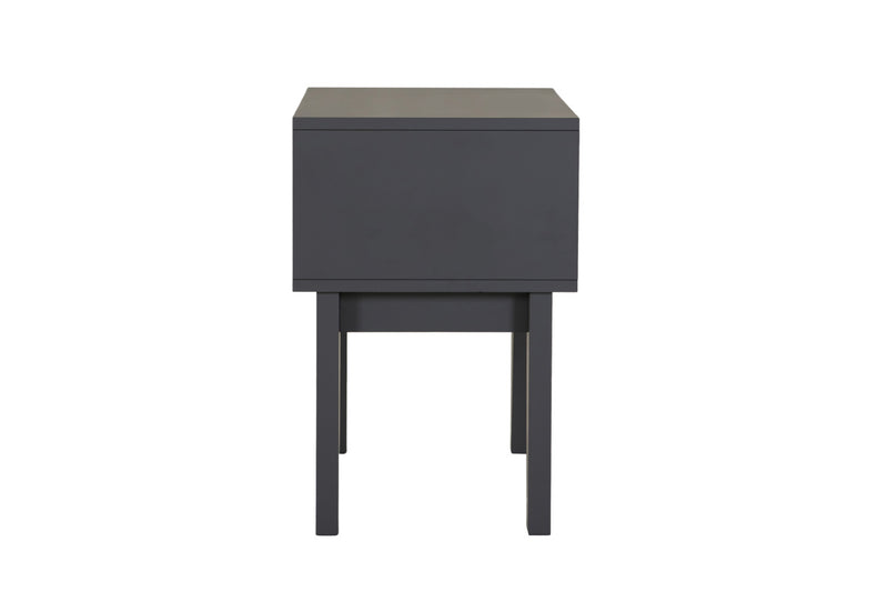 Lush Bedside Table  - Dark Grey