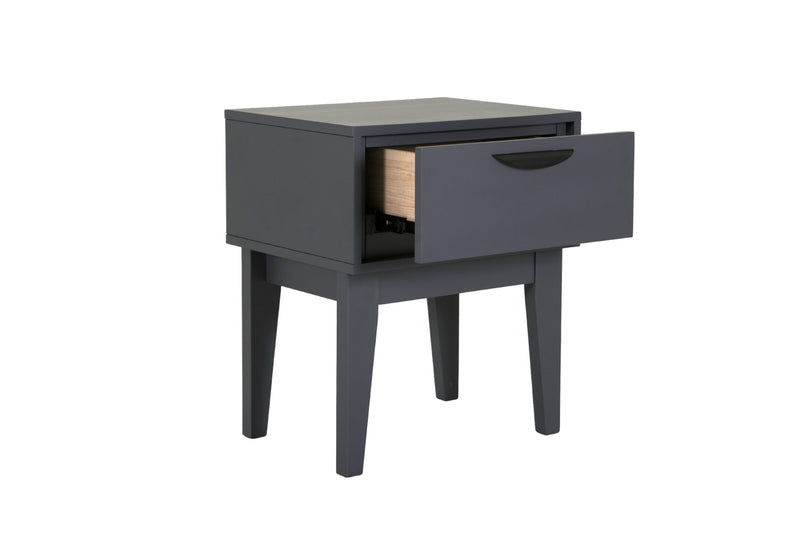 Lush Bedside Table  - Dark Grey