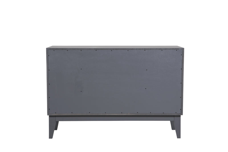 Lush Dressing Chest 6 Drawer- Dark Grey