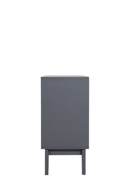 Lush Dressing Chest 6 Drawer- Dark Grey