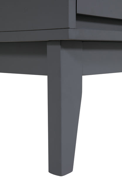Lush Dressing Chest 6 Drawer- Dark Grey