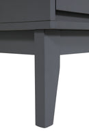 Lush Dressing Chest 6 Drawer- Dark Grey