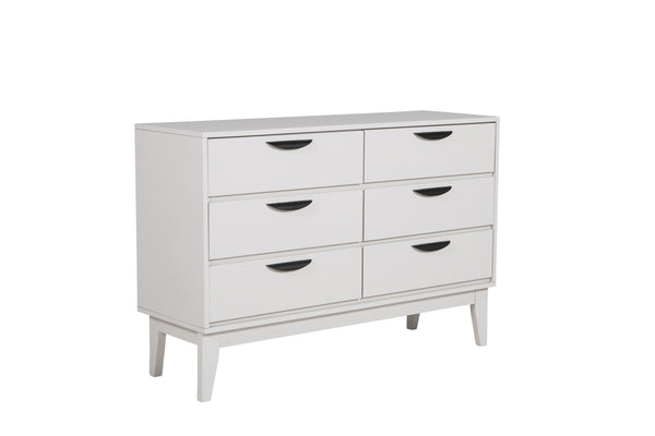 Lush Dressing Chest 6 Drawer- Taupe