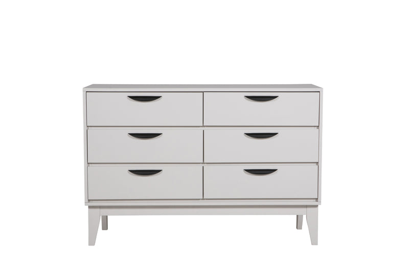 Lush Dressing Chest 6 Drawer- Taupe