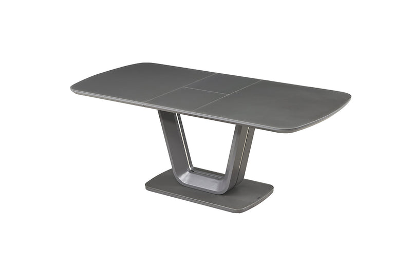 Rossbeg Dining Table Ext - Graphite Grey Matt 1600/2000