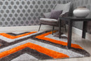 Lush Cascade Rug Orange