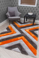 Lush Cascade Rug Orange