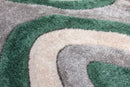 Lush Ripple Rug Green