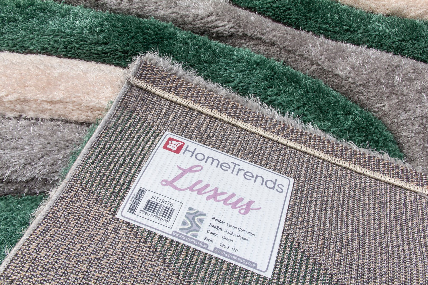 Lush Ripple Rug Green