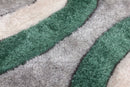 Lush Ripple Rug Green