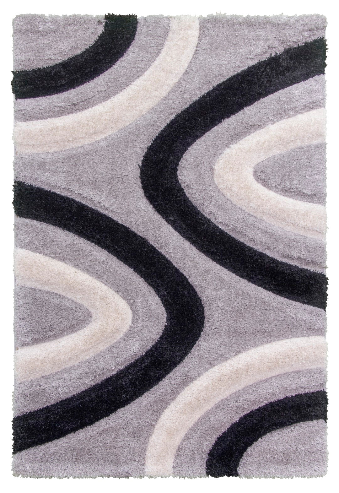 Lush Ripple Rug Grey