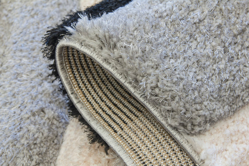 Lush Ripple Rug Grey