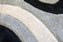 Lush Ripple Rug Grey