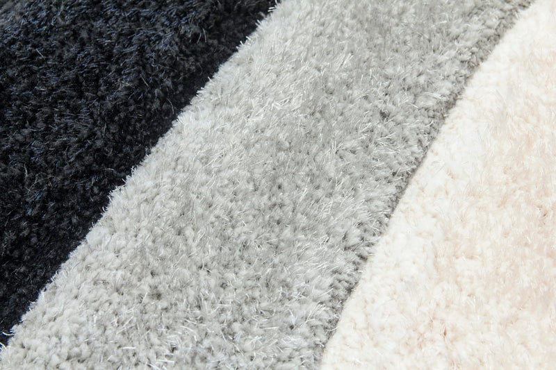 Lush Ripple Rug Grey