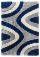Lush Ripple Rug Navy
