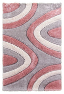 Lush Ripple Rug Pink
