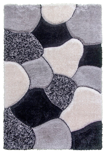 Lush Stones Rug Multi Grey