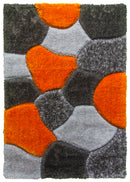 Lush Stones Rug Multi Orange