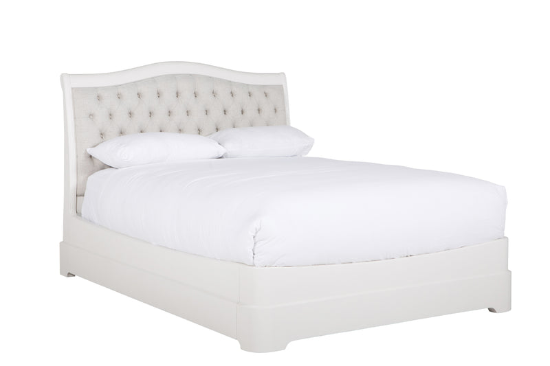 Madrid Bed Upholstered Bed 5' Bone
