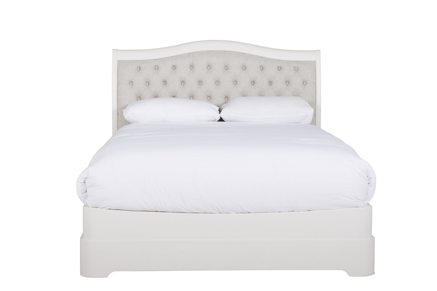 Madrid Bed Upholstered Bed 6' Bone
