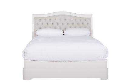 Madrid Bed Upholstered Bed 6' Bone